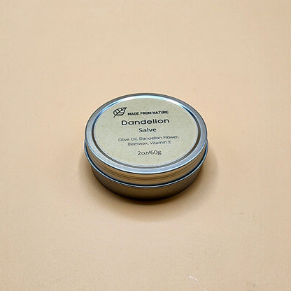Dandelion Infused Oil is used to make salve. Dandelion ointment useful for: sore muscles, achy & arthritic joints, rough, chapped skin.