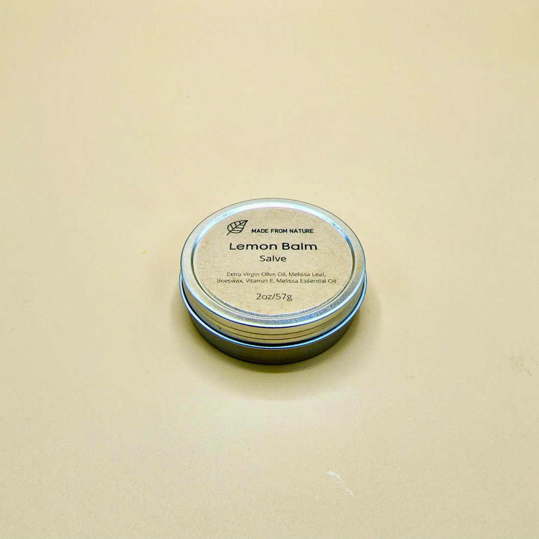 Natural Melissa Balm is a testament to the beauty and efficacy of nature. Made with Melissa Essential Oil and Olive Oil and an antioxidant and  it is anti-inflammatory with antibacterial qualities.
