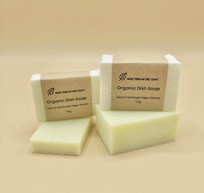 Organic dish soap bars eliminate plastic waste, use natural ingredients safe for skin and the environment, and provide a highly concentrated, long-lasting cleaning power that cuts through grease, often replacing up to 3 bottles of conventional liquid soap.