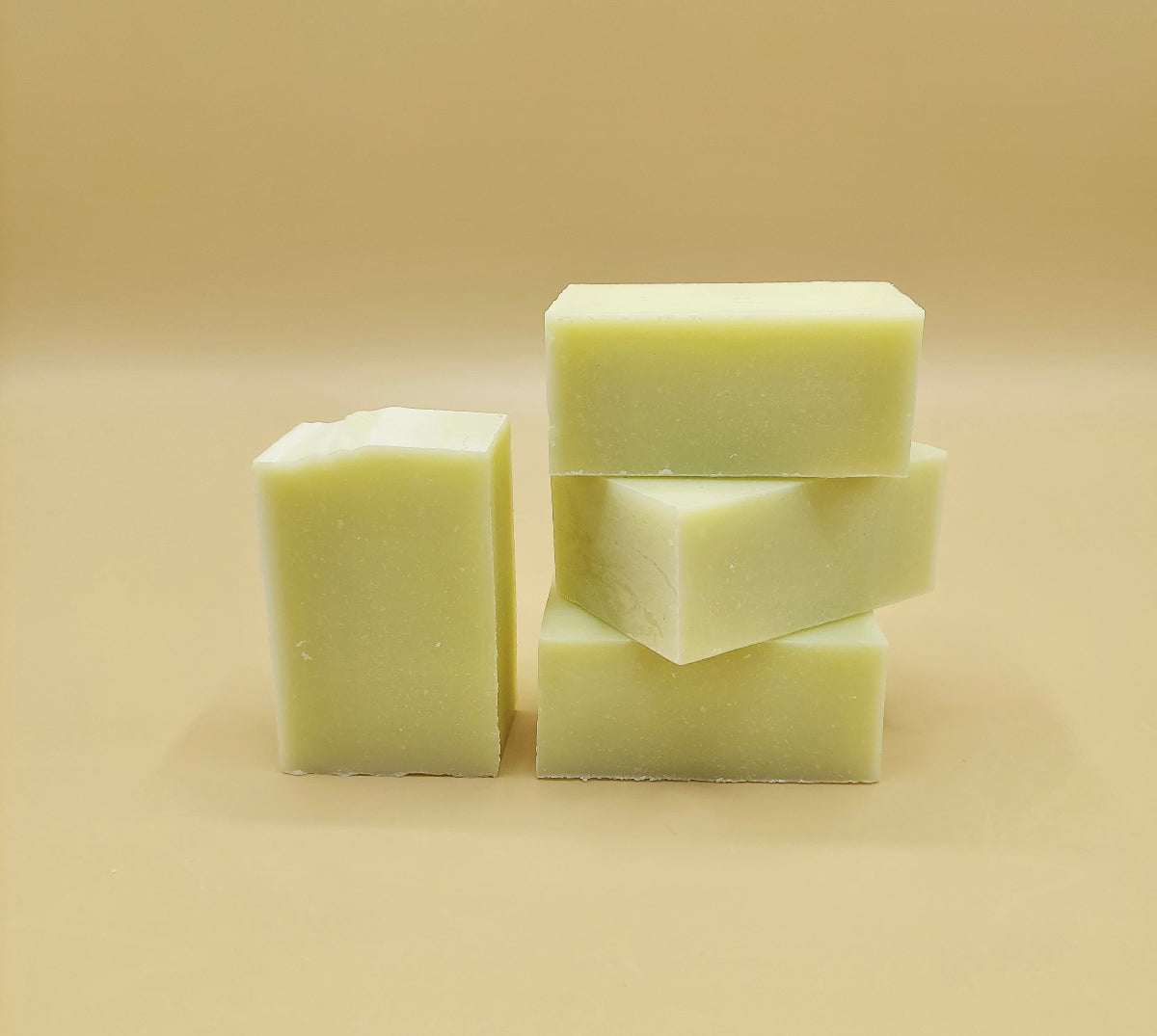 Three organic dish soap bars stacked — plastic-free, handmade in Canada